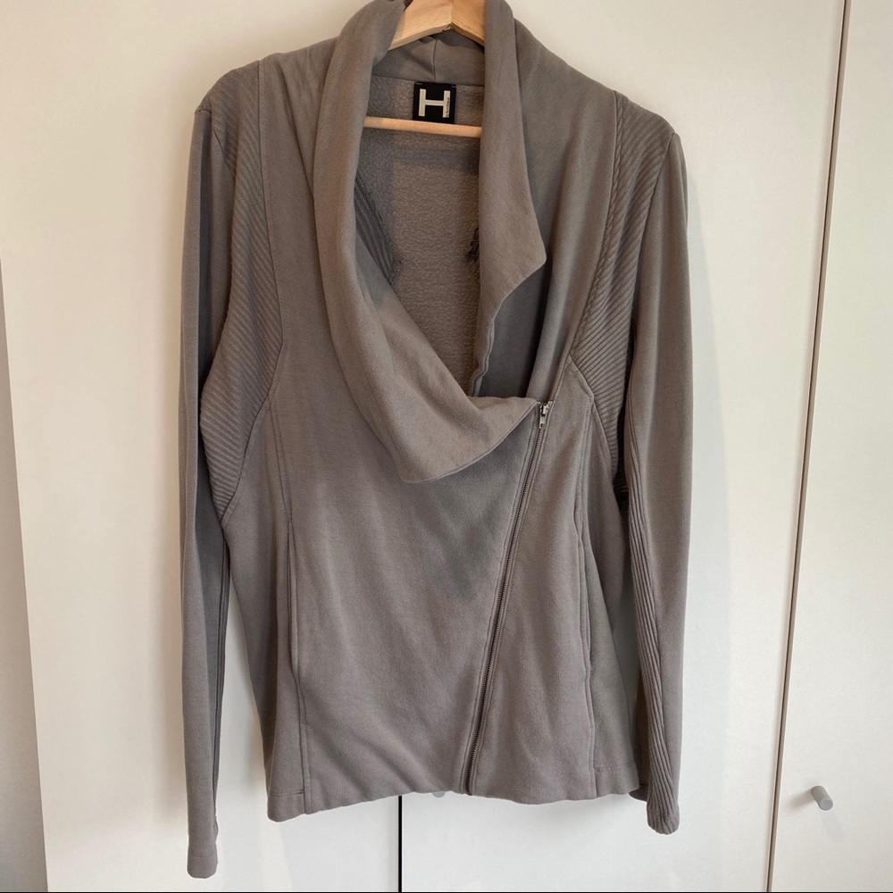 H by Bordeaux Asymmetrical Jacket